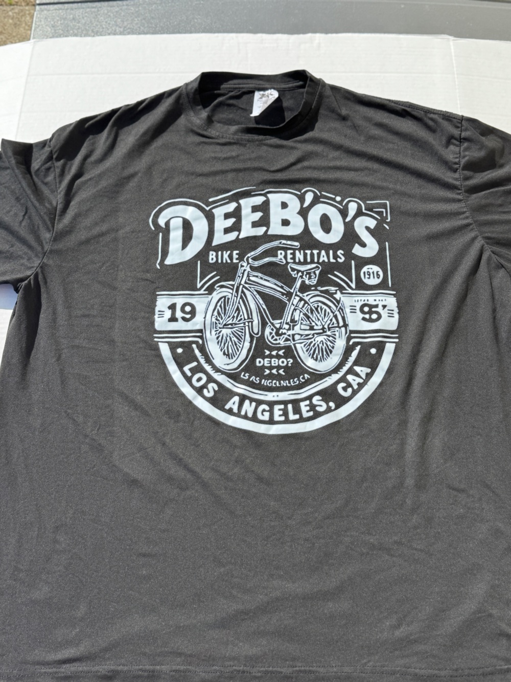 Deebo’s 3XL. Black t-shirt. Pre-owned.